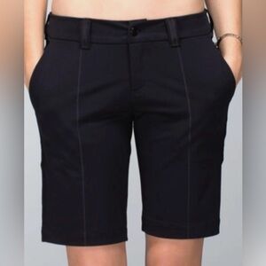 Lululemon Black Tailored Bermuda Shorts Size 6